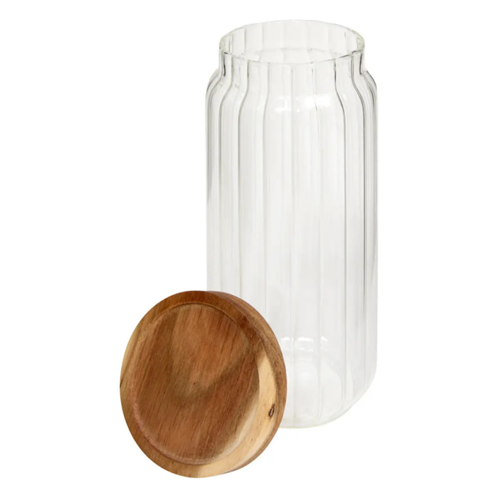 Bocal Harmony 1L cylindrique en verre