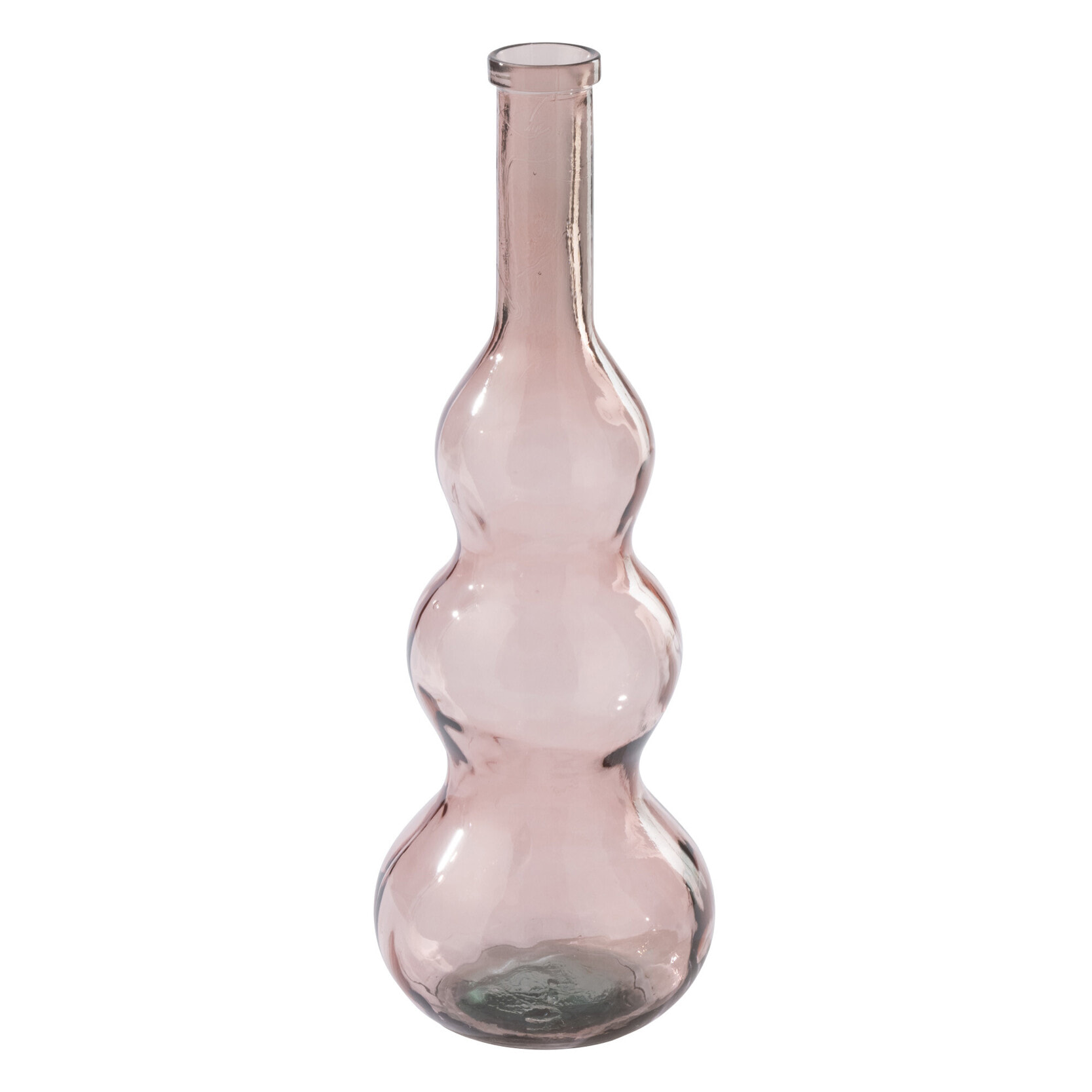 J-Line Vase - verre - rose saumon