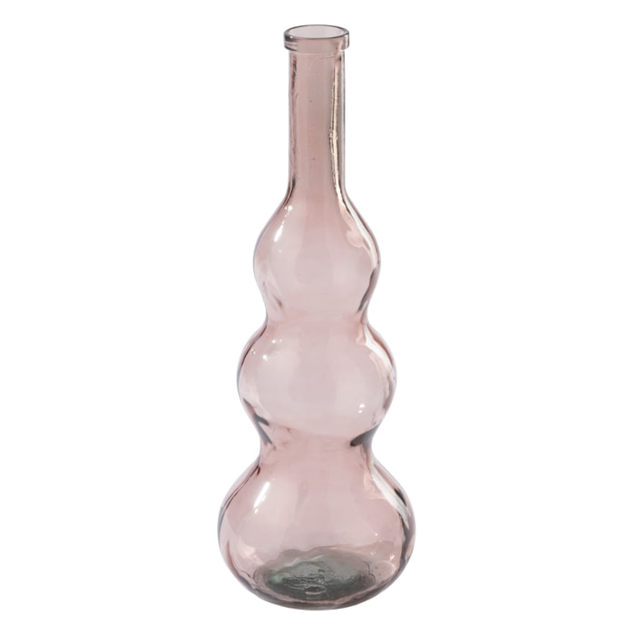 J-Line Vase - verre - rose saumon