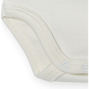 Body bebé manga larga bambula botones