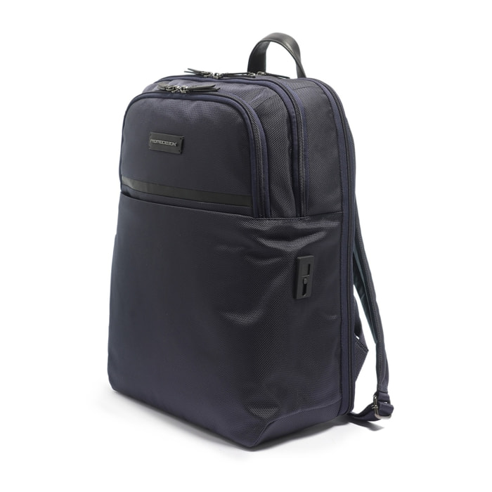 Zaino uomo Eldrin Chic - Tessuto & Ecopelle - Casual - 34.0 x 48.0 x 26.0 cm