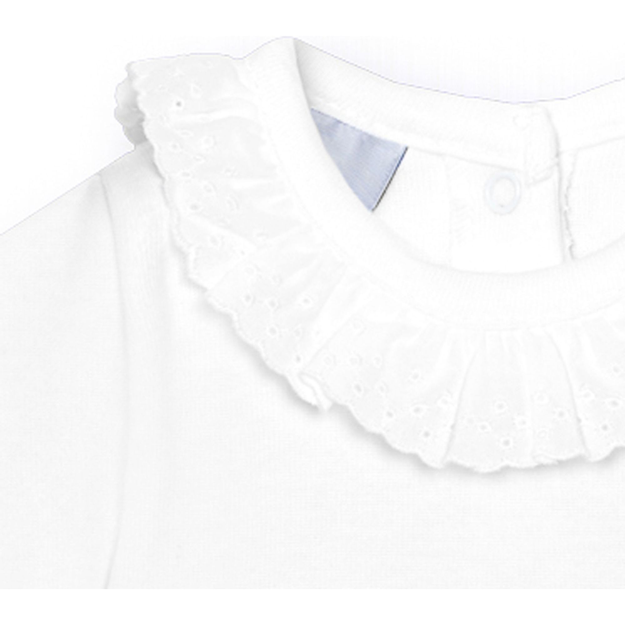 Body bebé manga corta cuello batista