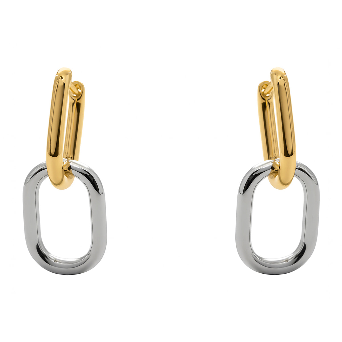 Pendientes acabado en oro amarillo de 18k