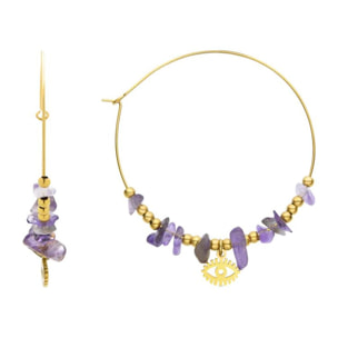 Pendientes Lux by Lux acabados oro 18k