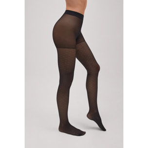 Collant in microrete a pois 20 denari