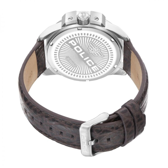 Reloj Police PEWJF0005703 Hombre Analogico Cuarzo con Correa de Cuero
