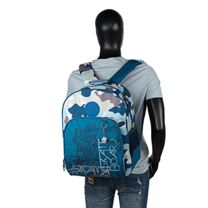 Mochila Skpat Camo Azul