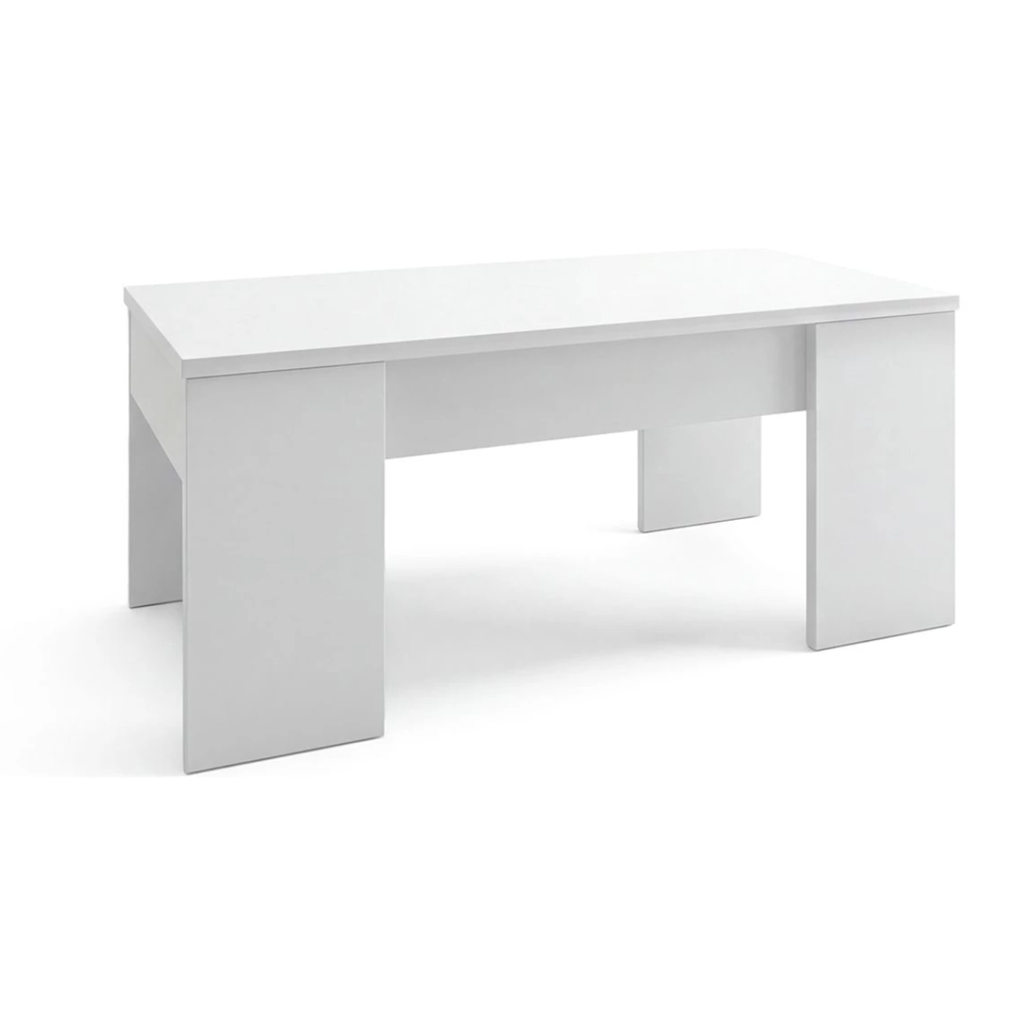 Mesa de centro elevable Vita Blanco Artik (Blanco Mate)