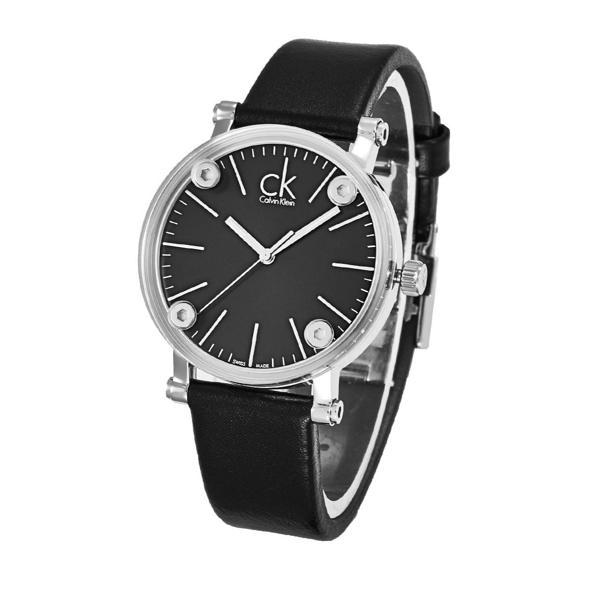 Orologio CK CALVIN KLEIN COGENT Pelle Nero