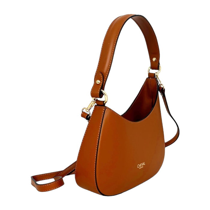 Bolso de hombro Cheval Firenze Camilla Camel