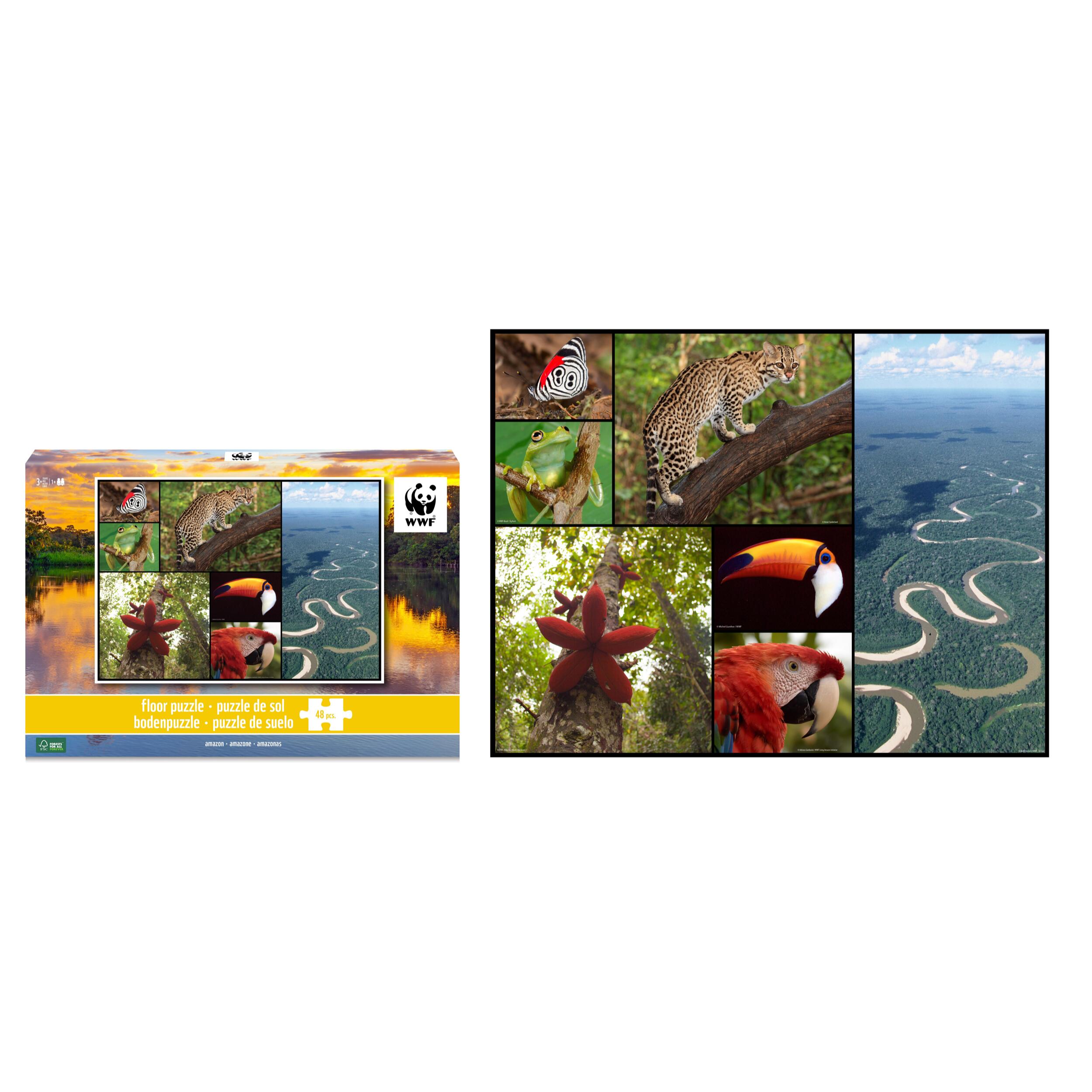 WWF ROMPECABEZAS - AMAZONAS 48 PIEZAS