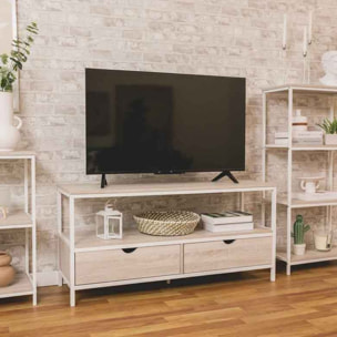 Mueble tv agar blanco 120x57cm