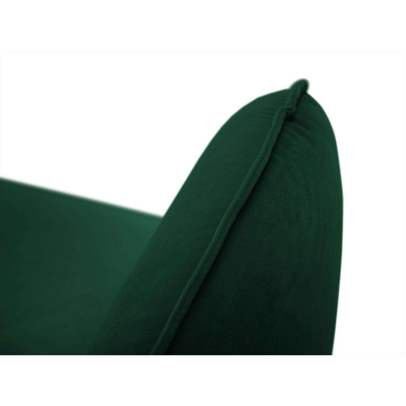 Fauteuil "Vienna" en velours vert bouteille