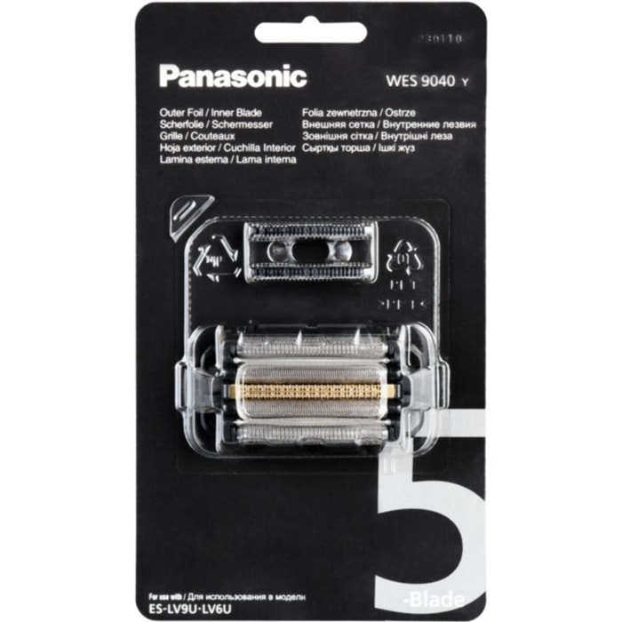 Grille de rasoir PANASONIC grilles et lames x5 WES9040Y1361