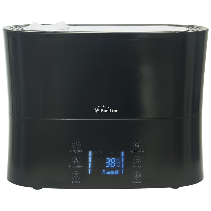 Humidificateur à ultrasons à vapeur chaude ou tiède pour 35 m²