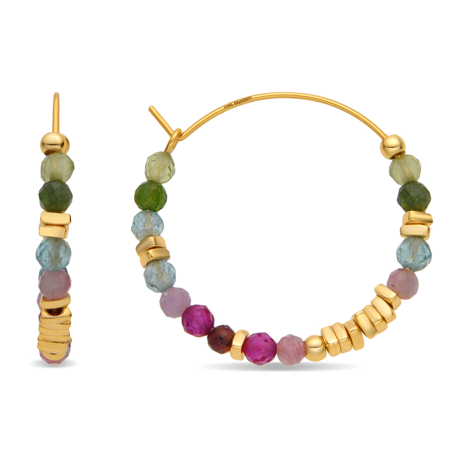 Pendientes Ane acabado oro amarillo 18k