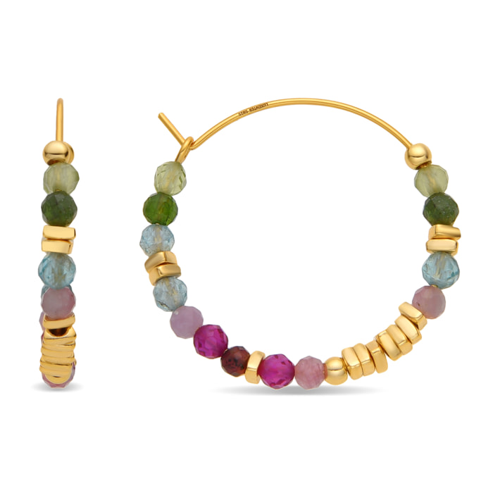 Pendientes Ane acabado oro amarillo 18k