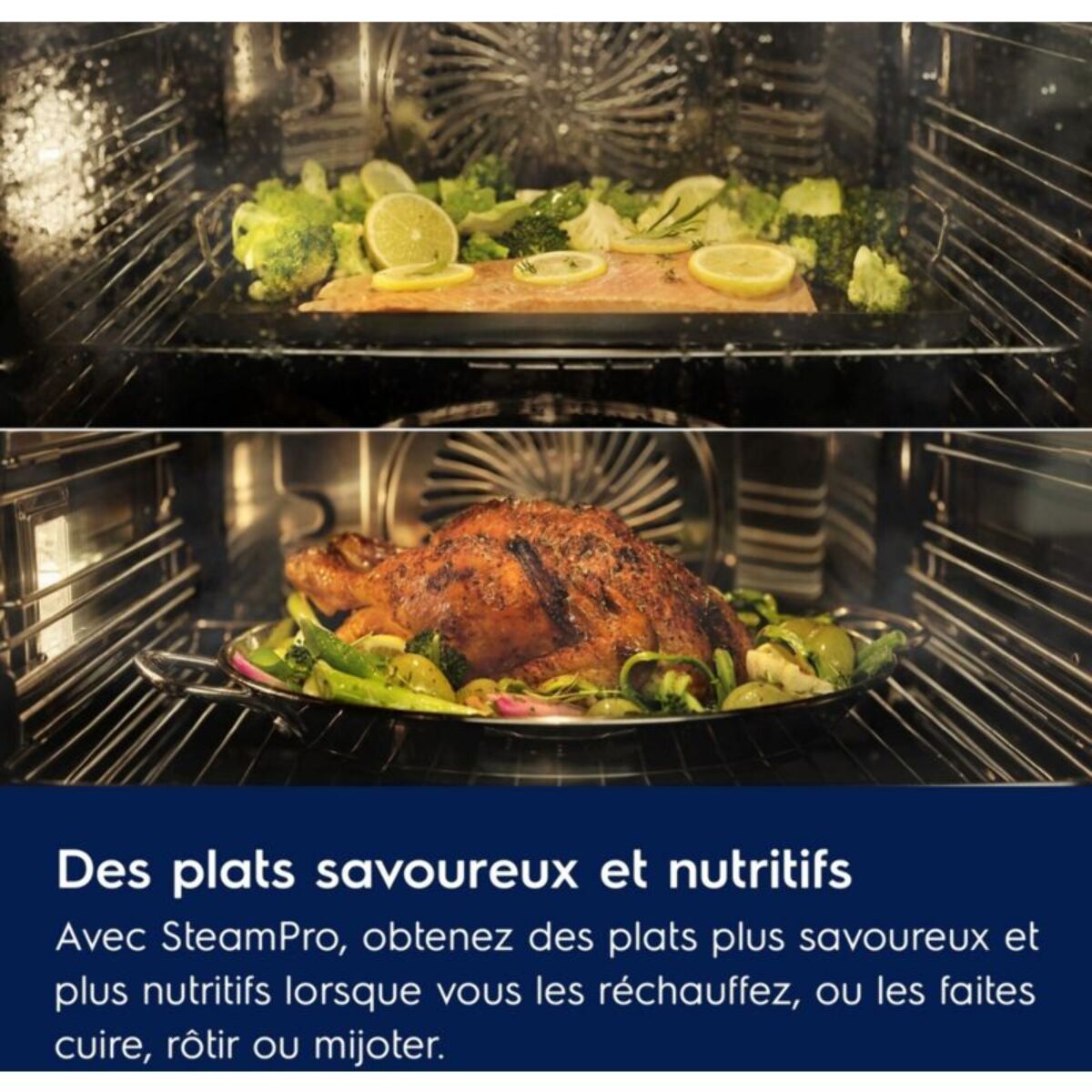 Four encastrable fonction vapeur ELECTROLUX EOA9S3XH Cuisson Sous-vide et Hydrolyse 70L