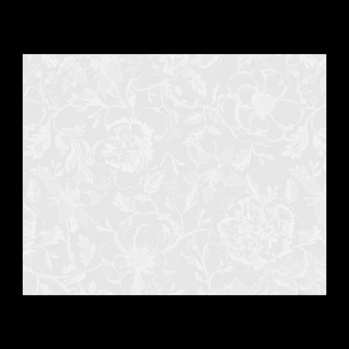 Set pur coton motif jacquard blanc Mille charmes blanc