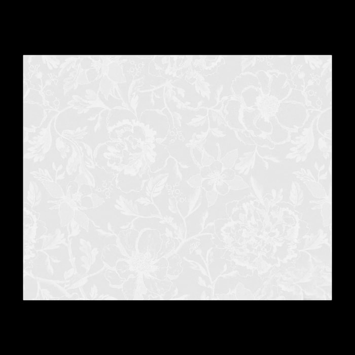 Set pur coton motif jacquard blanc Mille charmes blanc