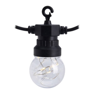 Guirnalda de 20 luces blanco calido con temporizador 950cm