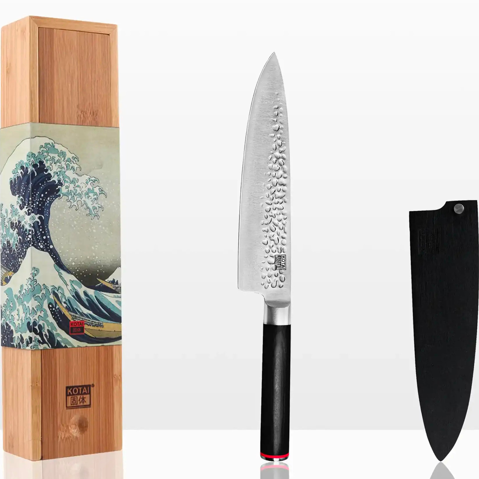 Coltello da cuoco martellato "Gyuto" | acciaio 440C | L: 20 cm