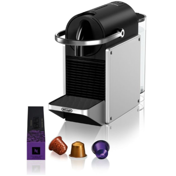 Nespresso DELONGHI Pixie gris metal