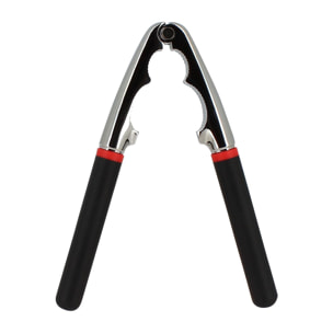 Casse noix en acier inoxydable avec manche en plastique