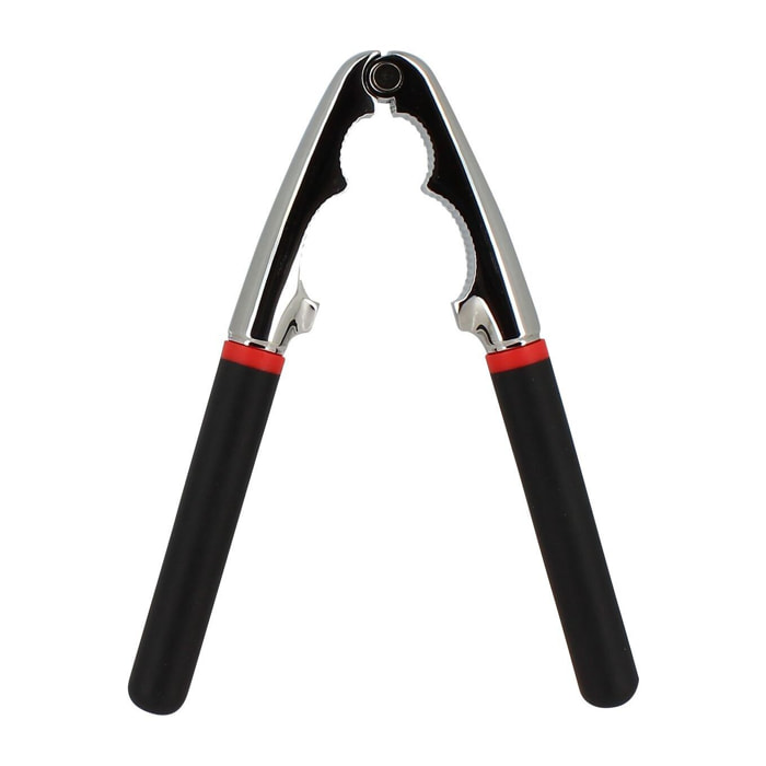 Casse noix en acier inoxydable avec manche en plastique