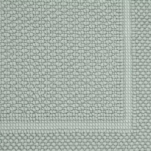 Tapis de bain pur coton 1700 g/m² uni vert Antica lichen
