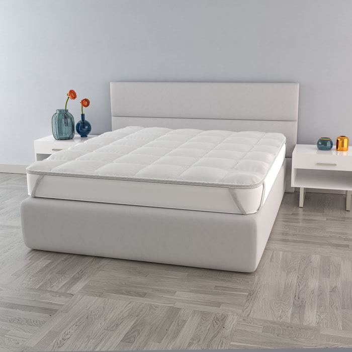 TOPPER FANCY TRAPUNTATO CON ELASTICI