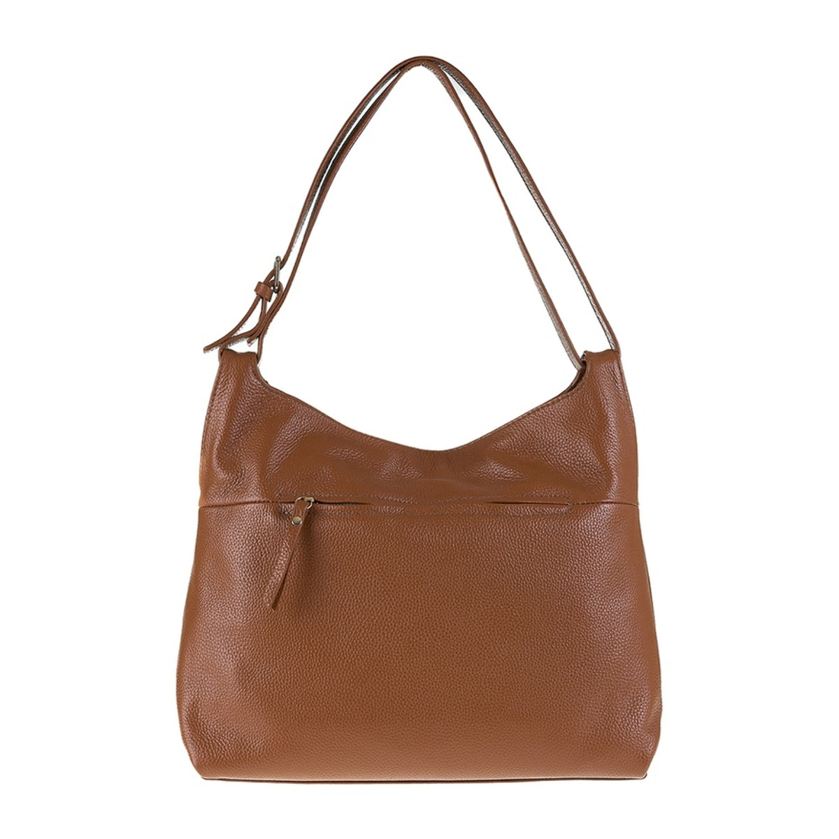 Borsa a spalla da donna Made in Italy - Modello Divina - 100% pelle - 36.0 x 31.0 x 12.0 cm