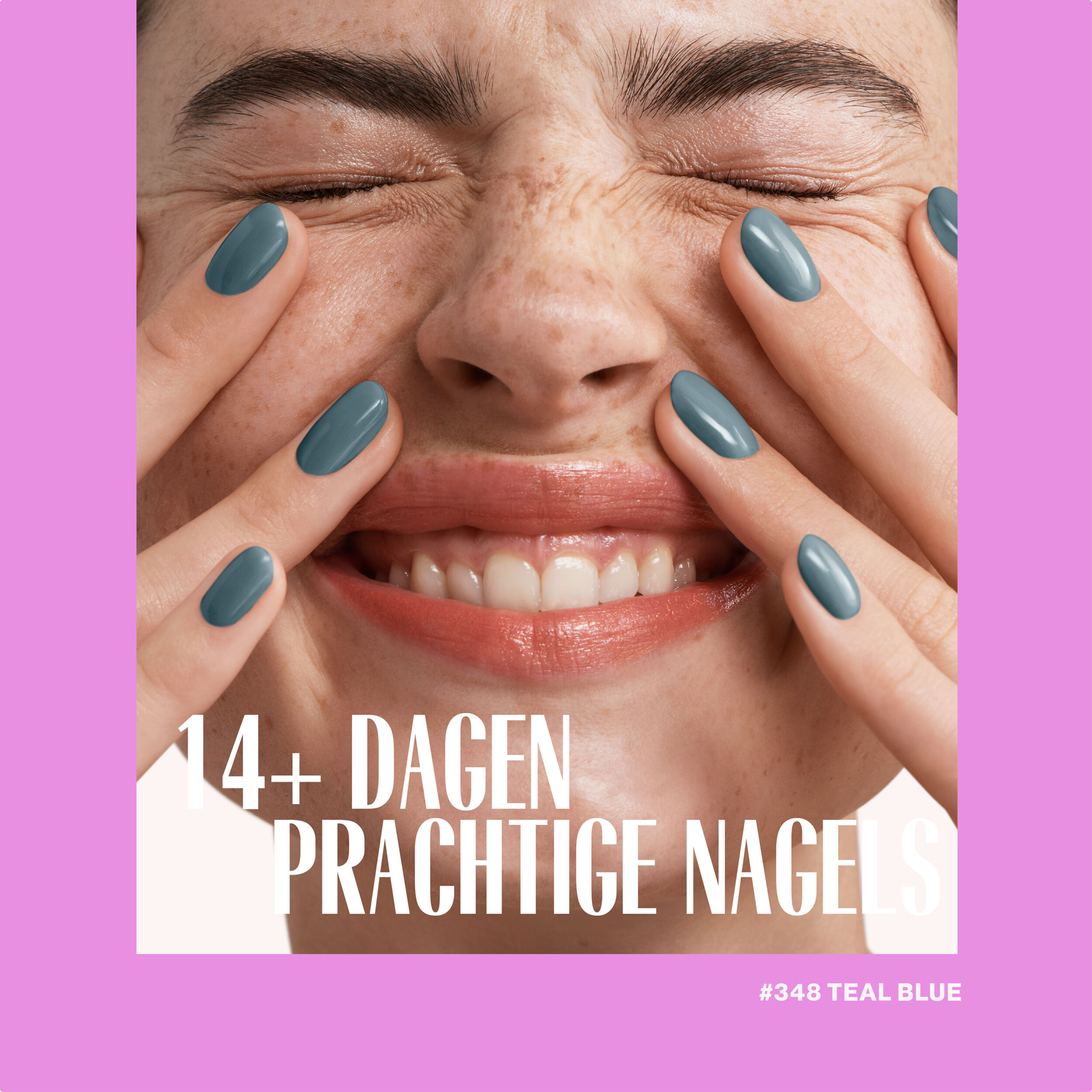 Vernis semi-permanent - 348 Teal Blue - 15 ml