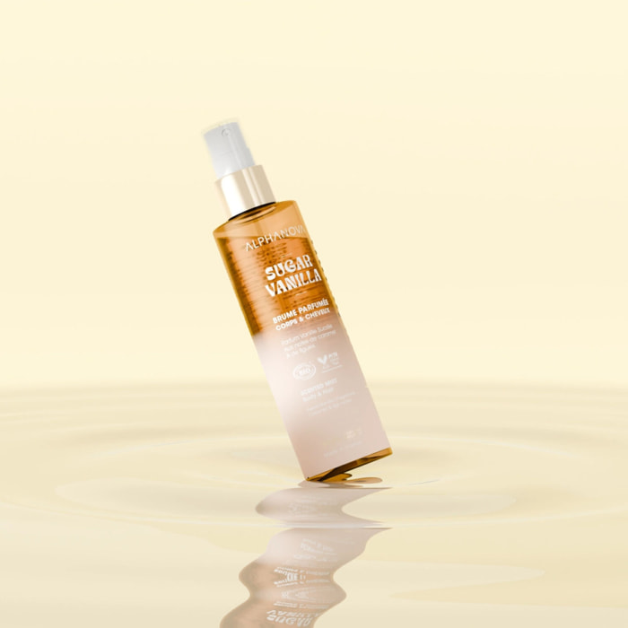 Sugar Vanilla - Brume Parfumée Cheveux et Corps Bio 100ml