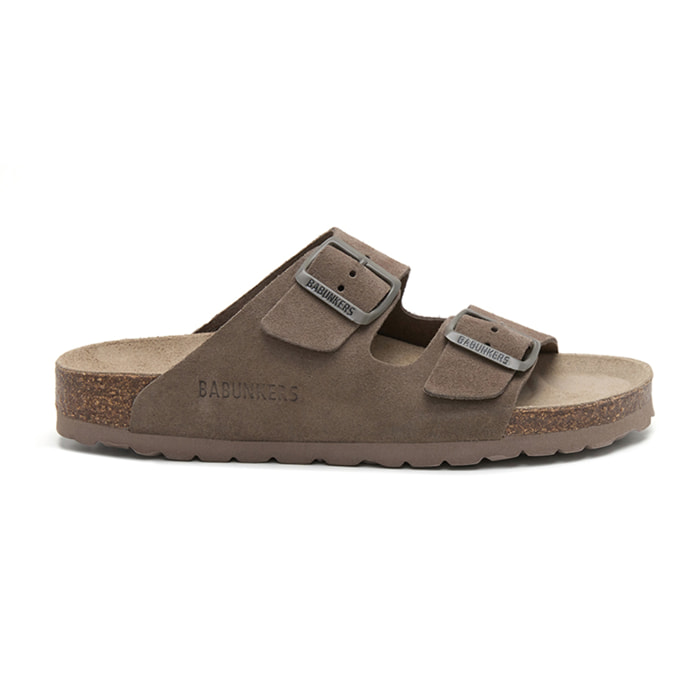 SANDALIA BABUNKERS MARRON