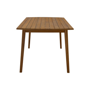 Table de jardin rectangulaire en bois massif L160 cm CANOPEE