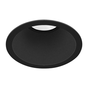 Ledsc4 LedsC4 Downlight LED Alta Comodidad Visual para Interiores, 1467 Lúmenes, 2700K, Acabado Negro Transparente, Material Resistente en Policarbonato y Aluminio