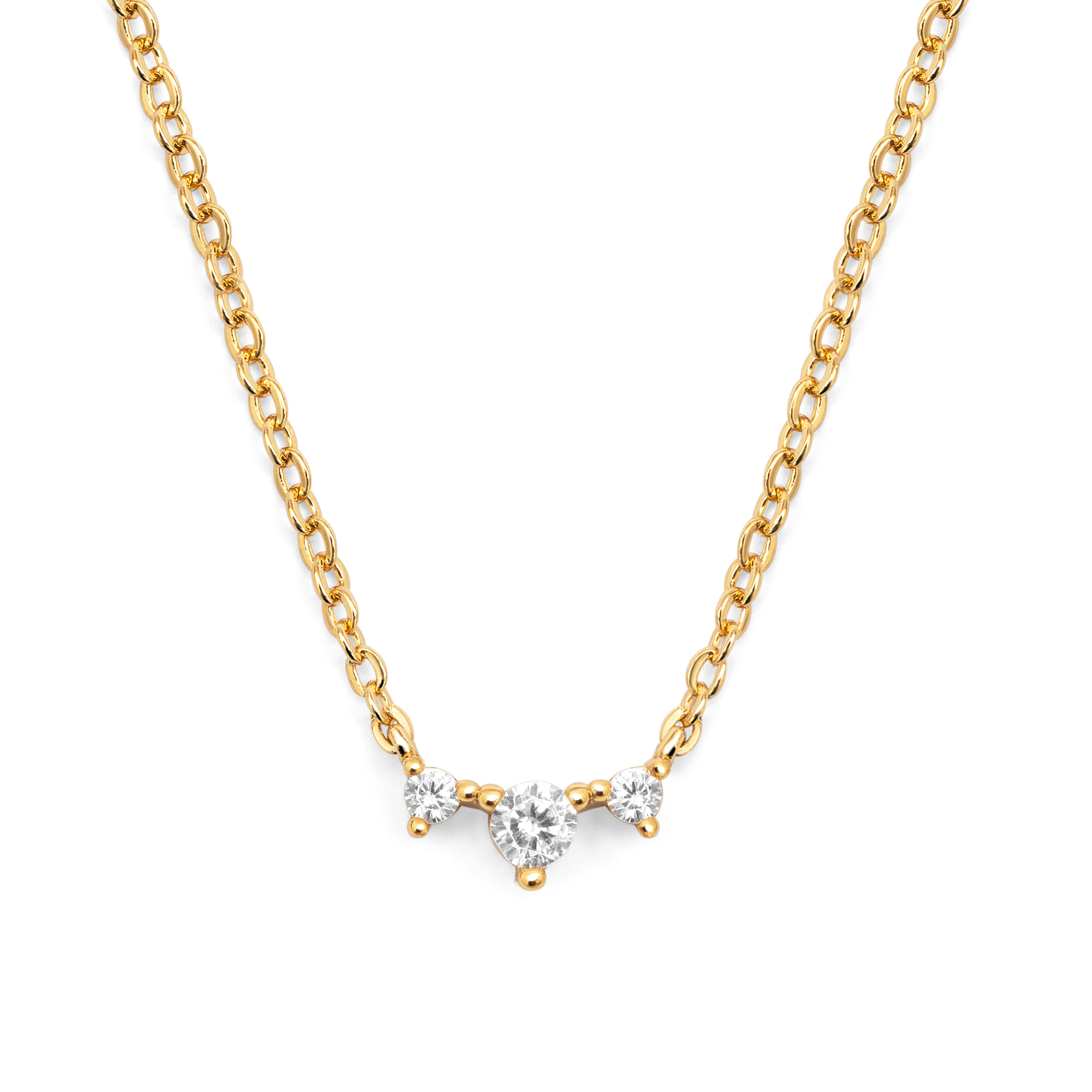 Collar Caeli Baño Oro