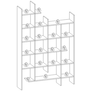 Meuble à étagères bois FABI
