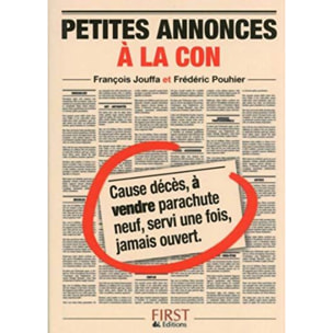 Jouffa, François | Petit Livre de - Annonces à la con | Livre d'occasion