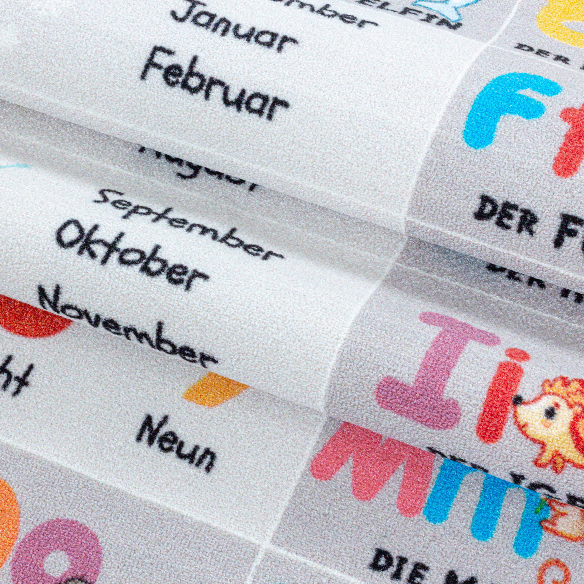 PLAY - Tapis enfant éducatif gris - PLA2904GRI