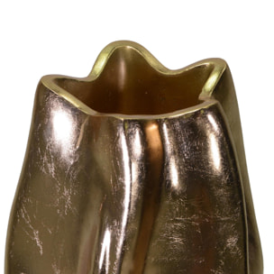 Portavaso in resina oro cm ø45h100