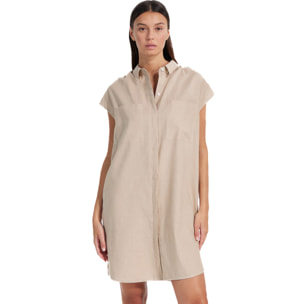 Abito camicia donna lino classic Noidinotte