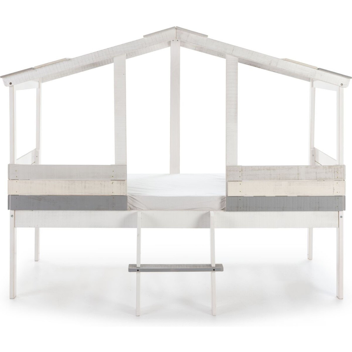 Lit cabane enfant rustique en bois  - MARTIN