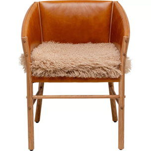 Chaise avec accoudoirs Halva Kare Design