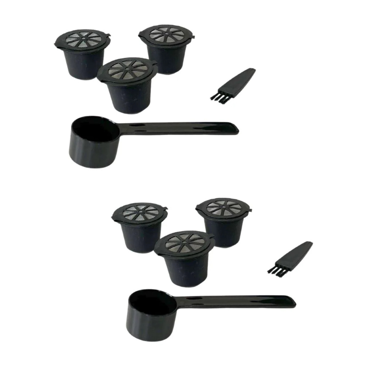 Ensemble de 2 Set de 3 capsules Nespresso réemployables Fackelmann Petit Déjeuner