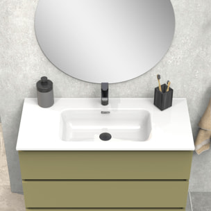 Ensemble de salle de bain IRONA 3C, 100cm, comprend lavabo et miroir