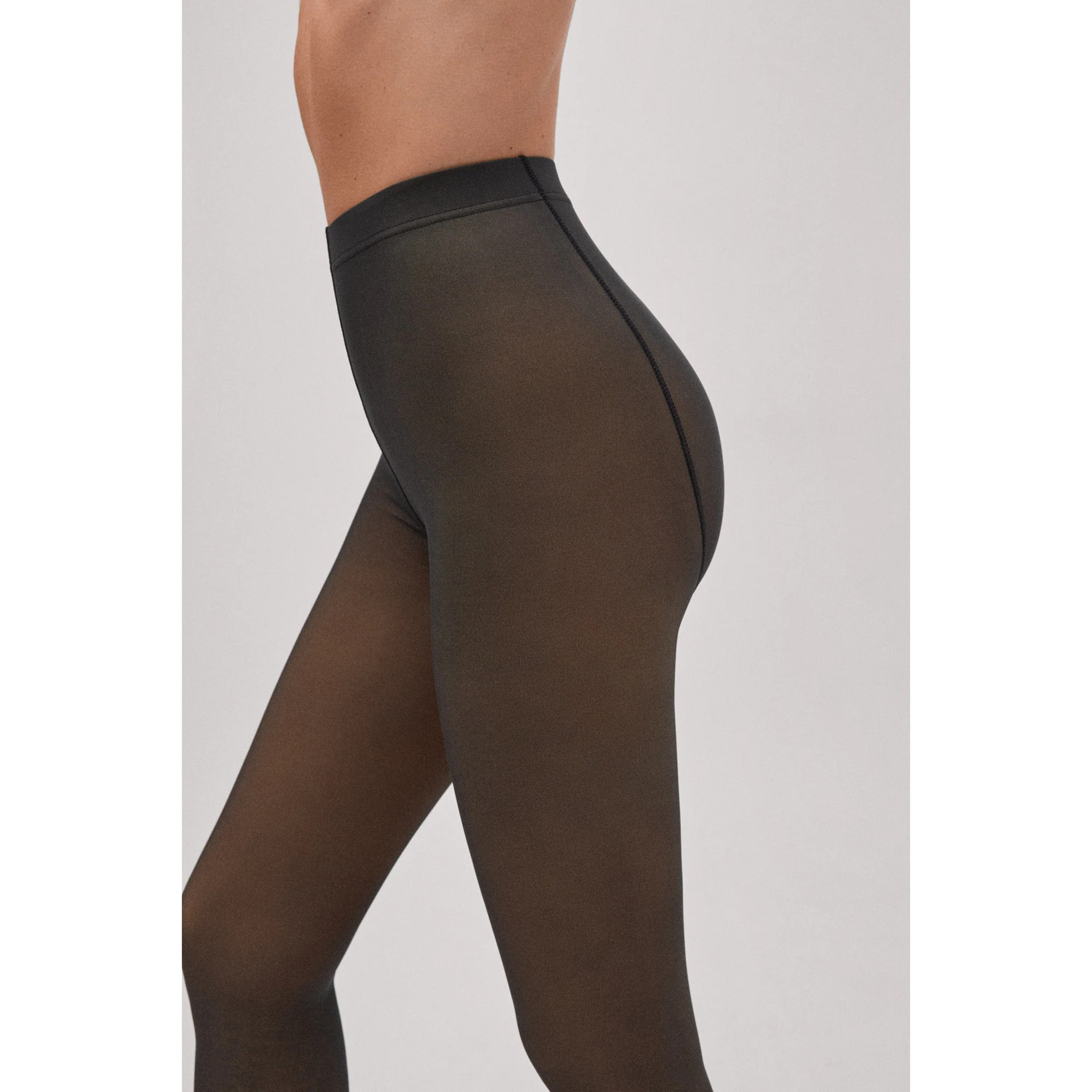 Collant 80 denari stampato effetto velato caldo