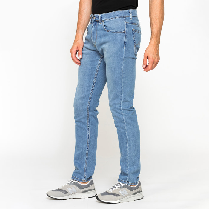 JEANS 5 TASCHE SLIM FIT MOD. 717 IN DENIM STRETCH 12 oz.