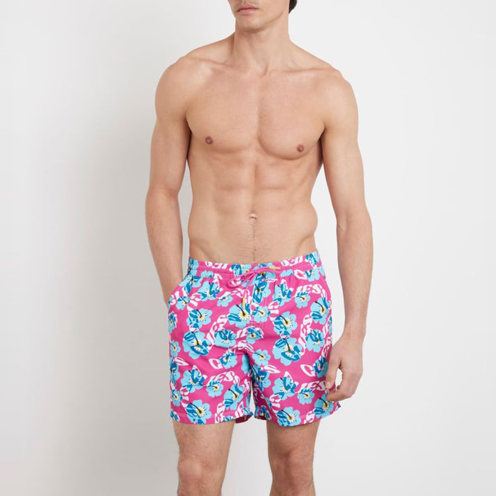 Boxer de bain - coupe classique - multicolore